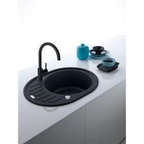 Змішувач для кухні Franke Lina, поворотний, 1 важіль, онікс (115.0626.020)