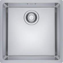 Мийка кухонна Franke Maris MRX 110-40, під стільницю, квадратна, одна чаша, без крила, нержавіюча сталь, хром (122.0598.646)
