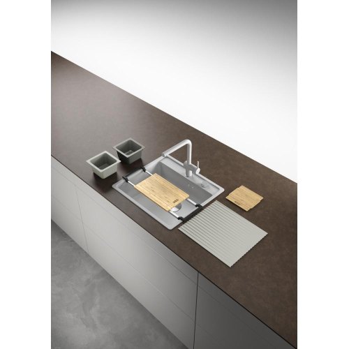 Набір аксесуарів Franke All In 4, міні-коландер, ємність для зберігання, 2 дошки, утримувач, килимок-сушарка (112.0655.488)