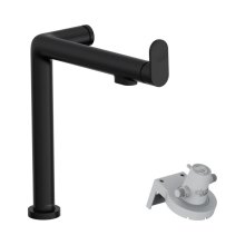 Змішувач для кухні Hansgrohe Aqittura M91, поворотний, 1 важіль, FilterSystem 240, матовий чорний (76804670)