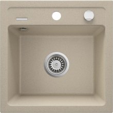 Набір для кухні Deante Zorba, гранітна мийка ZQZ_7103, змішувач BEN_762M, бежевий (ZQZA7103)