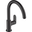 Змішувач для кухні Hansgrohe Vernis Blend M35, поворотний, 1 важіль, матовий чорний (71870670)