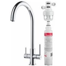 Змішувач для кухні Franke Lina Clear Water, поворотний, хром (160.0702.660)