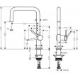 Змішувач для кухні Hansgrohe Talis M54, поворотний, 1 важіль, хром (72806000)