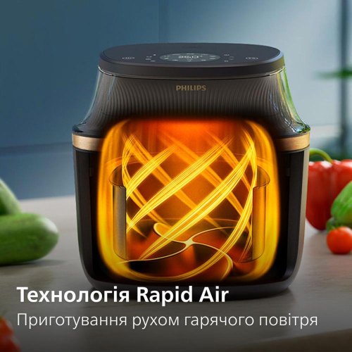 Мультипіч Philips Ovi Series 3000, 1700Вт, чаша 6.2л, сенсорне керування, 12 автоматичних програм, пластик, чорна (NA332/00)