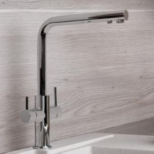 Змішувач для кухні Franke Neptune Clear Water, поворотний, хром (115.0370.689)