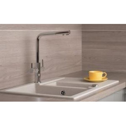 Змішувач для кухні Franke Neptune Clear Water, поворотний, хром (115.0370.689)