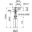 Дозатор для мийних засобів Franke Comfort, 350мл, хром (119.0584.065)