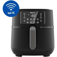 Мультипіч Philips Ovi Connected XXL, 2000Вт, чаша 7.2л, сенсорне керування, 8 автоматичних програм, пластик, чорна (HD9285/90)