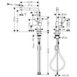 Змішувач для кухні Hansgrohe Talis M54, витяжний, 1 важіль, хром (72808000)