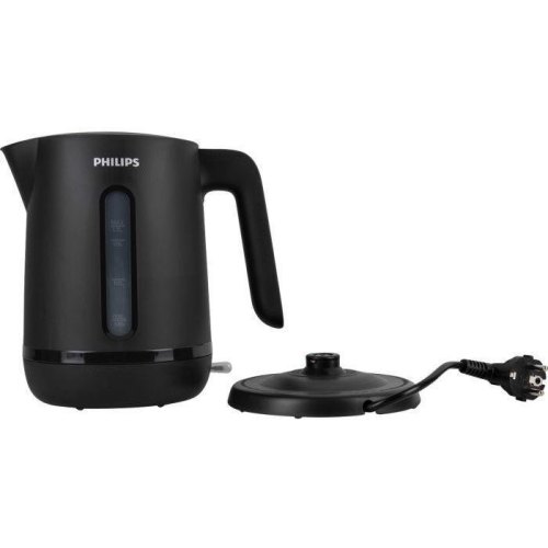 Електрочайник Philips Series 1000, Strix, пластик, матовий, чорний (HD9314/90)