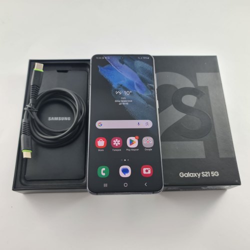 Смартфон Samsung Galaxy S21 128 GB Phantom Grey USED **
