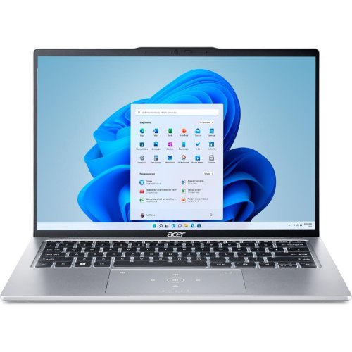 Ноутбук Acer Swift Go 14 SFG14-73 14 2.8K OLED, Intel U7-155H, 32GB, F1TB, UMA, Win11, сріблястий (NX.KSGEU.005)