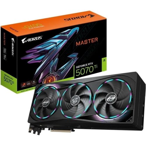 Відеокарта GIGABYTE GeForce RTX 5070 Ti 16GB AORUS MASTER (GV-N507TAORUS M-16GD)