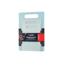 Набір дошок кухонних Ardesto Gemini Gourmet, 3шт, пластик (AR1403BG)