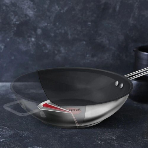 Сковорода ВОК Tefal Nordica, 28см, нержавіюча сталь (H8711955)