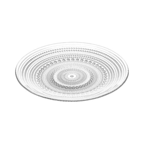 Тарілка Ardesto Verbena, 24.5см, скло, прозора (AR5028)