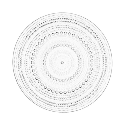 Тарілка Ardesto Verbena, 24.5см, скло, прозора (AR5028)