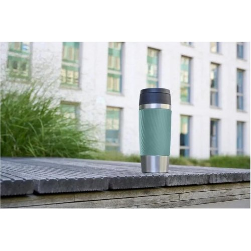 Термочашка Tefal Travel Mug Classic Twist, 360мл, нержавіюча сталь, зелений (N2024310)