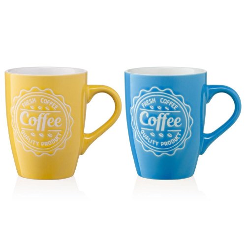 Чашка Ardesto Coffee, 330мл, кераміка, синя (AR3469BL)