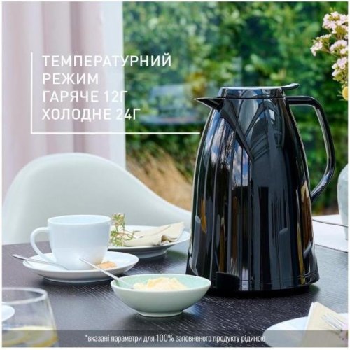 Термоглечик Tefal Mambo, 1.5л, пластик, чорний (K3037212)