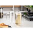 Набір чашок Ardesto, 400мл, 2шт, з ручками, подвійні стінки, боросилікатне скло, прозорий (AR2640WH)