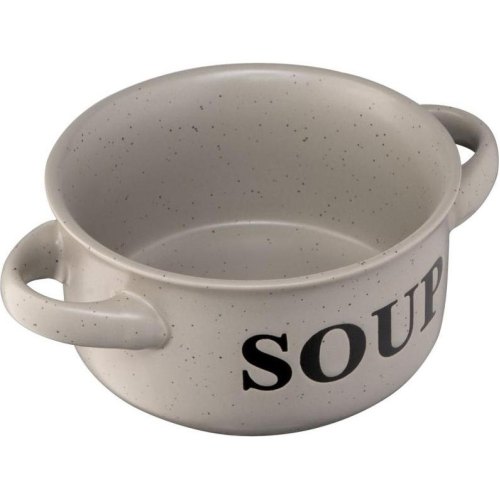 Бульйонниця Ardesto Alcor, 550мл, кераміка, сіра (AR3476GR)