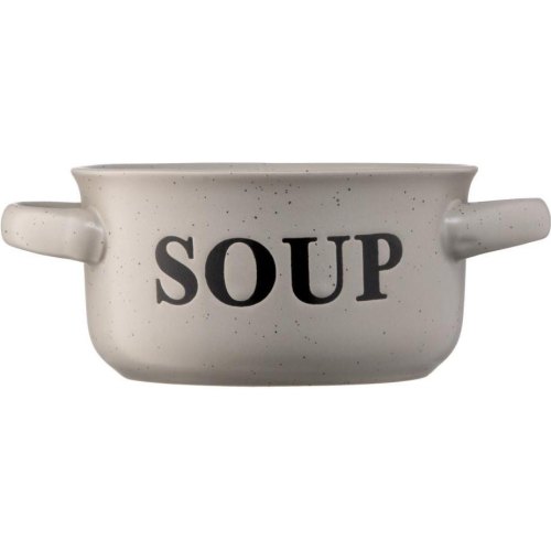 Бульйонниця Ardesto Alcor, 550мл, кераміка, сіра (AR3476GR)