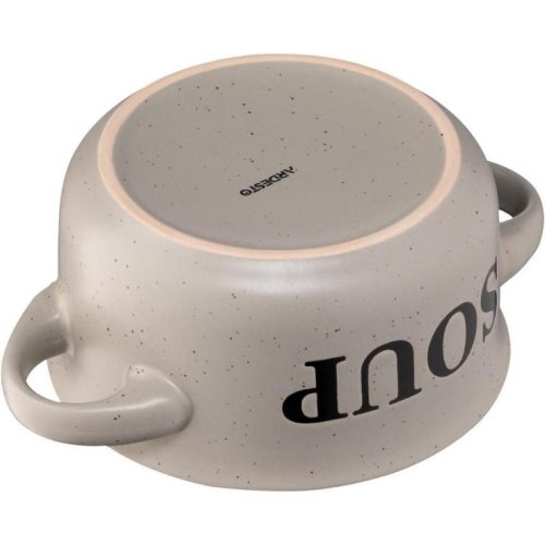 Бульйонниця Ardesto Alcor, 550мл, кераміка, сіра (AR3476GR)