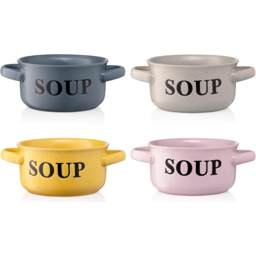 Бульйонниця Ardesto Alcor, 550мл, кераміка, сіра (AR3476GR)