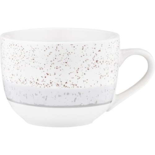 Чашка Ardesto Siena, 500мл, порцеляна, біло-сіра (AR2950SW)