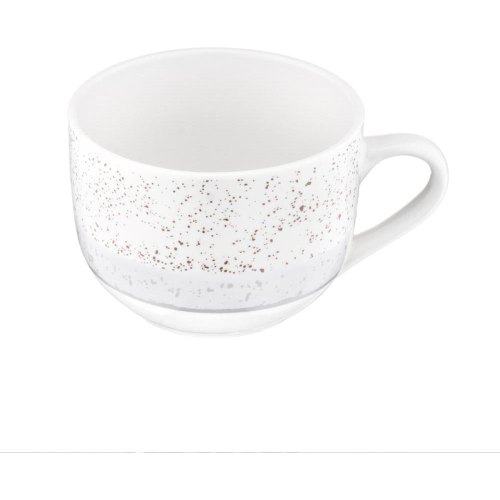 Чашка Ardesto Siena, 500мл, порцеляна, біло-сіра (AR2950SW)