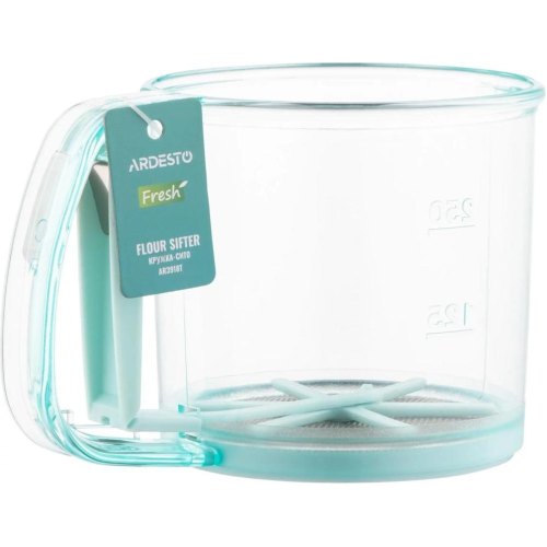 Кружка-сито Ardesto Fresh, 9.5см, пластик, блакитна (AR3918T)