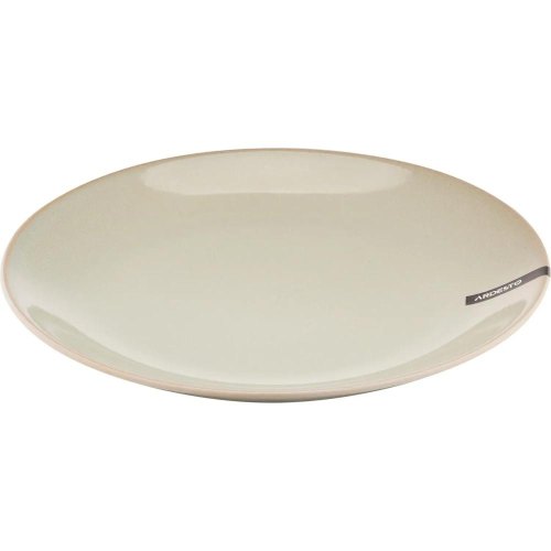 Тарілка обідня Ardesto Lecco, 27см, кераміка, сіра (AR2927LRG)