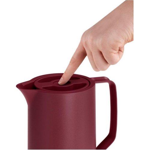 Термоглечик Tefal Motiva, 1л, пластик/скло, бордовий (N4170210)