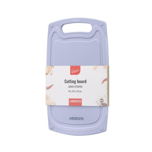 Дошка кухонна Ardesto Gemini, пластик, сірий (AR1440GR)