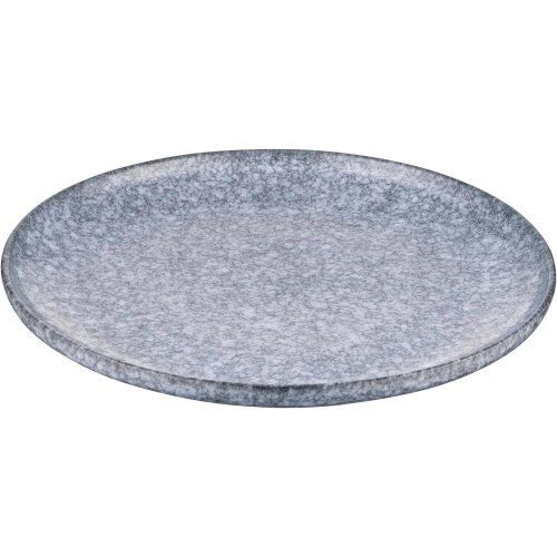 Тарілка обідня Ardesto Loreto, 27см, порцеляна, сіра (AR1027LG)