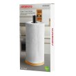 Тримач для паперових рушників Ardesto Midori, метал/бамбук, чорний (AR0913BB)