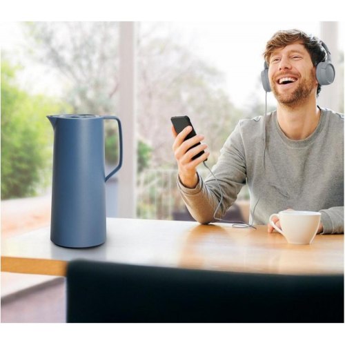 Термоглечик Tefal Motiva, 1л, пластик/скло, блакитний (N4170310)