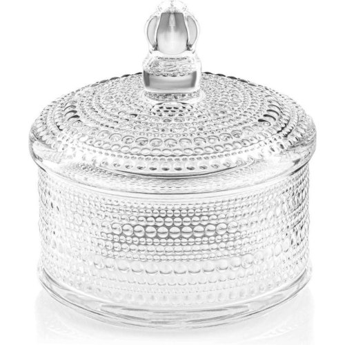 Цукерниця Ardesto Verbena, 12.5см, скло, прозора (AR5020)