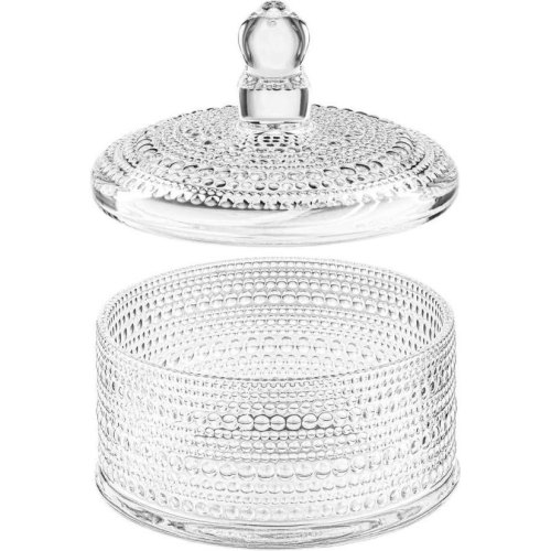 Цукерниця Ardesto Verbena, 12.5см, скло, прозора (AR5020)