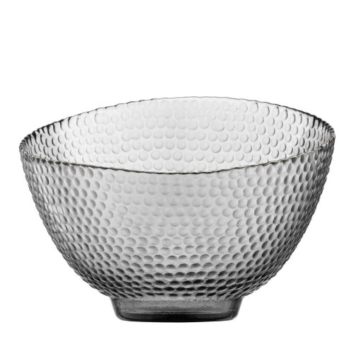 Салатник Ardesto Commelina, 18см, скло, сірий (AR5018)