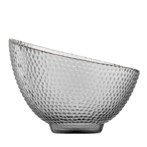 Салатник Ardesto Commelina, 18см, скло, сірий (AR5018)