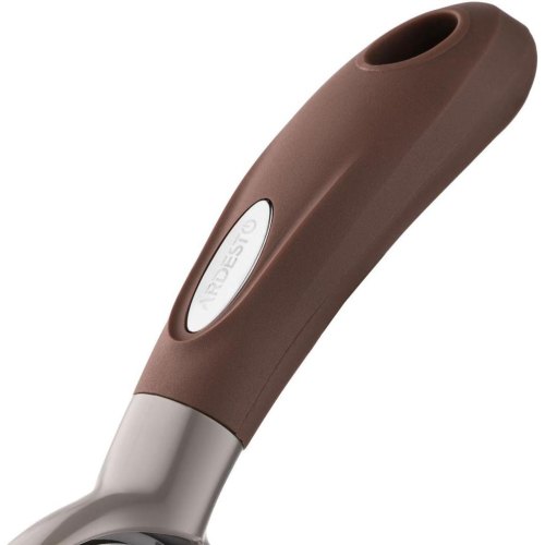 Ніж для піци Ardesto Gemini, 20см, нержавіюча сталь/пластик, сіро-коричневий (AR2158PG)