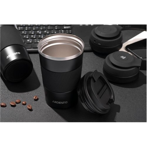 Термокухоль Ardesto Urban, 380мл, нержавіюча сталь, чорний (AR2638TMB)