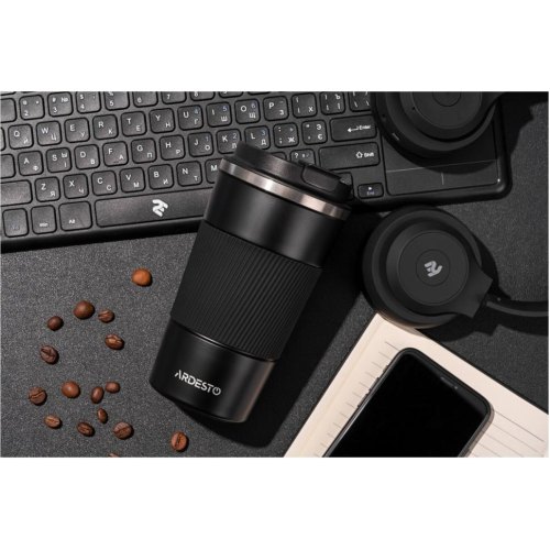 Термокухоль Ardesto Urban, 380мл, нержавіюча сталь, чорний (AR2638TMB)
