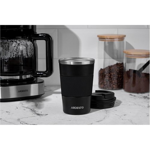 Термокухоль Ardesto Urban, 380мл, нержавіюча сталь, чорний (AR2638TMB)