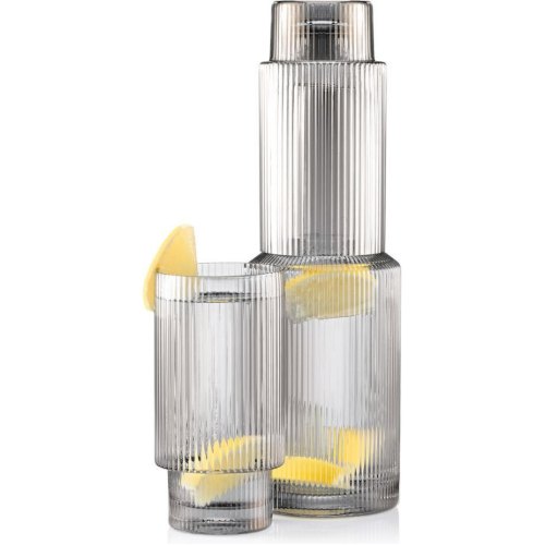 Набір склянок Ardesto Graphite, 380мл, 2шт, скло, сірий (AR2638SG)