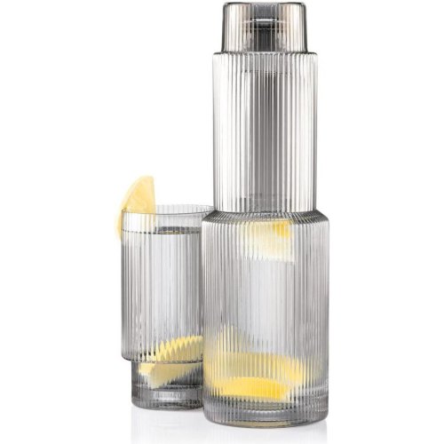 Набір склянок Ardesto Graphite, 380мл, 2шт, скло, сірий (AR2638SG)