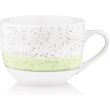 Чашка Ardesto Siena, 500мл, порцеляна, біло-зелена (AR2950SWG)